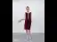 Vintage / Retro Burgundy Homecoming Graduation Dresses 2019 A-Line / Princess V-Neck Suede Bow 3/4 Sleeve Knee-Length Formal Dresses