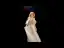 Chic / Belle Gris Robe De Soirée 2019 Princesse Bretelles Spaghetti En Dentelle Fleur Perlage Paillettes Volants Manches Courtes Dos Nu Longue Robe De Ceremonie