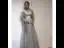 Chic / Beautiful Grey Prom Dresses 2019 A-Line / Princess Appliques Lace Flower Off-The-Shoulder Short Sleeve Backless Floor-Length / Long Formal Dresses