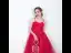 Simple Couleur Unie Rouge Robe De Soirée 2019 Princesse Bretelles Spaghetti Noeud Sans Manches Dos Nu Longueur Cheville Robe De Ceremonie