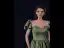 Vintage / Retro Olive Green Prom Dresses 2021 A-Line / Princess Short Sleeve Scoop Neck Crossed Straps Beading Pearl Ruffle Satin Floor-Length / Long Formal Dresses