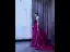 High-end Fuchsia Cascading Ruffles Satin Prom Dresses 2024 A-Line / Princess Strapless Sleeveless Backless Floor-Length / Long Prom Formal Dresses