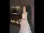 Chic / Beautiful Champagne Sequins Lace Flower Prom Dresses 2024 A-Line / Princess Scoop Neck 3/4 Sleeve Floor-Length / Long Prom Formal Dresses