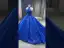 High-end Ocean Blue Handmade  Beading Pearl Sequins Lace Flower Chapel Train Prom Dresses 2024 Ball Gown Halter Sleeveless Backless Prom