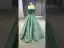 High-end Sage Green Beading Prom Dresses 2024 Ball Gown Off-The-Shoulder Sleeveless Backless Floor-Length / Long Prom Formal Dresses