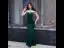 Elegant Dark Green Evening Dresses  2019 Trumpet / Mermaid Scoop Neck Beading Short Sleeve Floor-Length / Long Formal Dresses