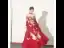 Chinese style Red See-through Evening Dresses  2019 A-Line / Princess High Neck Long Sleeve Embroidered Flower Rhinestone Floor-Length / Long Formal Dresses