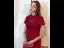 Chic / Beautiful Burgundy Evening Dresses  2019 Trumpet / Mermaid High Neck Backless Crystal Rhinestone Lace Flower Short Sleeve Floor-Length / Long Formal Dresses