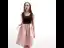 Modest / Simple Black Blushing Pink Homecoming Graduation Dresses 2018 A-Line / Princess Amazing / Unique V-Neck Sleeveless Bow Sash Knee-Length Ruffle Backless Formal Dresses