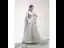 Illusion Gris Organza Robe De Soirée 2019 Princesse Transparentes Col v profond Sans Manches Appliques En Dentelle Faux Diamant Plumes Longue Volants Dos Nu Robe De Ceremonie