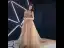 Chic Champagne Robe De Soirée 2019 Princesse V-Cou Sans Manches Ceinture Tachetée Tulle Train De Balayage Volants Dos Nu Robe De Ceremonie