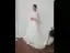 Erschwinglich Ivory / Creme Organza Garten / Im Freien Brautkleider / Hochzeitskleider 2019 Empire Eckiger Ausschnitt Kurze Ärmel 3/4 Ärmel Rückenfreies Applikationen Spitze Sweep / Pinsel Zug Rüschen
