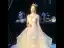 Luxury / Gorgeous Champagne Wedding Dresses 2019 A-Line / Princess Deep V-Neck Sleeveless Backless Beading Cathedral Train Cascading Ruffles