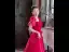 Chic / Beautiful Burgundy Homecoming Appliques Graduation Dresses 2024 A-Line / Princess Square Neckline Short Sleeve Backless Tea-length Formal Dresses