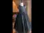 Chic / Beautiful Black Birthday Flower Girl Dresses 2024 Ball Gown V-Neck Sleeveless Backless Floor-Length / Long