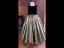 Chic / Beautiful Black Gold Birthday Flower Girl Dresses 2024 Ball Gown Scoop Neck Sleeveless Bow Floor-Length / Long