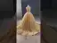 High-end Bling Bling Gold Beading Sequins Pearl Prom Dresses 2024 Ball Gown Strapless Sleeveless Backless Sweep Train Prom Formal Dresses