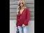 Désinvolte Tomber Hiver Gris Encapuchonné Sweats 2021 Boutons Manches Longues Femme Hauts