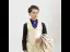Fashion Yellow Printing 5-piece Long Sleeve Boys Wedding Suits 2024 Coat Pants Shirt Tie Vest