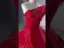 High-end Red Beading Prom Dresses 2024 Ball Gown Strapless Sleeveless Backless Court Train Prom Formal Dresses