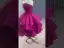 High-end Fuchsia Cascading Ruffles Satin Prom Dresses 2024 Ball Gown Strapless Sleeveless Backless Tea-length Prom Formal Dresses