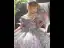 Sparkly Multi-Colors Sequins Birthday Flower Girl Dresses 2024 Ball Gown Scoop Neck Short Sleeve Floor-Length / Long