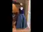 Vintage / Retro Navy Blue Sequins Birthday Flower Girl Dresses 2024 A-Line / Princess V-Neck Sleeveless Bow Sash Floor-Length / Long