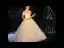 Bling Bling Champagne Robe De Mariée 2019 Princesse De l'épaule Manches Courtes Dos Nu Appliques En Dentelle Glitter Tulle Cathedral Train Volants