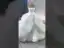 Luxury / Gorgeous White Cascading Ruffles Wedding Dresses 2024 Ball Gown Strapless Sleeveless Backless Court Train Wedding