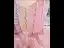 Lovely Blushing Pink Pearl Appliques Short Birthday Flower Girl Dresses 2024 Ball Gown Scoop Neck Sleeveless Backless