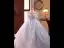 Chic / Beautiful Sky Blue Beading Cascading Ruffles Birthday Flower Girl Dresses 2024 Ball Gown Scoop Neck Sleeveless Backless Floor-Length / Long