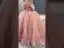 Flower Fairy Luxury / Gorgeous Blushing Pink Pearl Lace Flower Prom Dresses 2024 Ball Gown Off-The-Shoulder Short Sleeve Backless Chapel Train Prom Formal Dresses