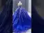 Vintage / Retro High-end Royal Blue Lace Flower Quinceañera Prom Dresses 2024 Ball Gown Off-The-Shoulder Sleeveless Backless Court Train Prom Formal Dresses