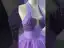 High End Lila Perlenstickerei Pailletten Plissee Ballkleider 2024 Ballkleid Neckholder Ärmellos Rückenfreies Sweep / Pinsel Zug Ball Festliche Kleider