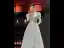 Elegant Grey Beading Sequins Prom Dresses 2024 Backless A-Line / Princess High Neck Short Sleeve Floor-Length / Long Prom Formal Dresses
