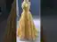High-end Champagne Beading Sequins Ruffle Prom Dresses 2024 A-Line / Princess High Neck Sleeveless Backless Floor-Length / Long Prom Formal Dresses