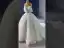 Luxus / Herrlich Weiß Handgefertigt Perlenstickerei Perle Pailletten Ballkleid Brautkleider / Hochzeitskleider 2024 Bandeau Ärmellos Rückenfreies Kapelle-Schleppe Hochzeit