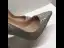 Simple Gris Bureau Escarpins 2019 Polyester Motif Peau De Serpent 12 cm Talons Aiguilles À Bout Pointu Escarpins