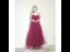 Élégant Bordeaux Robe De Soirée 2019 Princesse Bretelles Spaghetti Sans Manches Perlage Cristal Glitter Tulle Longueur Cheville Volants Dos Nu Robe De Ceremonie