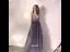 Elegant Purple Evening Dresses  2019 A-Line / Princess Spaghetti Straps Deep V-Neck Sleeveless Appliques Lace Rhinestone Beading Sash Floor-Length / Long Ruffle Backless Formal Dresses