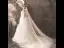 Elegant Champagne Outdoor / Garden Wedding Dresses 2019 A-Line / Princess See-through Deep V-Neck 3/4 Sleeve Appliques Flower Beading Glitter Tulle Court Train Ruffle