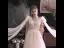 Chic / Belle Champagne Transparentes Robe De Mariée 2019 Princesse Col v profond Sans Manches Dos Nu Appliques En Dentelle Perlage Perle Plumes Ceinture Tribunal Train Volants