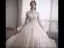 Luxury / Gorgeous Vintage / Retro Champagne See-through Wedding Dresses 2019 Ball Gown High Neck Cap Sleeves Backless Appliques Lace Handmade  Beading Cathedral Train Ruffle