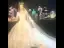 Luxe Champagne Transparentes Robe De Mariée 2019 Princesse Col v profond Manches Courtes Perlage Gland Dos Nu Appliques En Dentelle Cathedral Train Volants