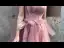 Elegant Dusky Pink Prom Dresses 2021 A-Line / Princess Spaghetti Straps Lace Flower Bow Sleeveless Backless Floor-Length / Long Prom Formal Dresses