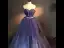 Elegant Ocean Blue Prom Dresses 2021 Ball Gown Scoop Neck Beading Sequins Sash Sleeveless Backless Floor-Length / Long Prom Formal Dresses