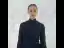 Style Chinois Bleu Marine Robe De Soirée 2018 Princesse Perlage Paillettes Noeud Col Haut 3/4 Manches Longueur Cheville Robe De Ceremonie