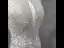 Luxury / Gorgeous Silver Evening Dresses  2019 Trumpet / Mermaid Scoop Neck Handmade  Beading Crystal Short Sleeve Sweep Train Formal Dresses