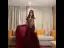 Style Chinois Bordeaux Transparentes Robe De Soirée 2019 Princesse Col Haut Manches Courtes Perlage Longue Volants Dos Nu Robe De Ceremonie