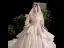 Bling Bling Champagne Wedding Dresses 2019 Ball Gown Off-The-Shoulder Short Sleeve Backless Glitter Sequins Tulle Cathedral Train Ruffle
